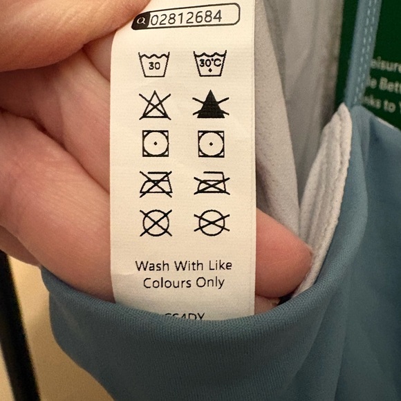 HALARA Women's Teal Jumpsuit Size M Stretchy Chic - Picture 8 of 9